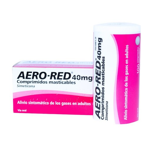 AERO RED 40 mg 100 COMPRIMIDOS MASTICABLES