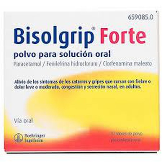 Bisolgrip Forte 10 Sobres Granulado Para Solucio