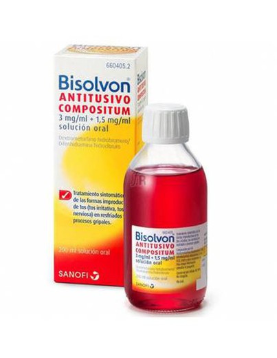 BISOLVON ANTITUSIVO COMPOSITUM 3 mg/ml + 1,5 mg/