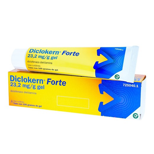 DICLOKERN FORTE 23,2 mg/g GEL CUTANEO 1 TUBO 100