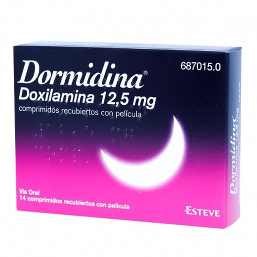 DORMIDINA 12,5 mg 14 COMPRIMIDOS RECUBIERTOS