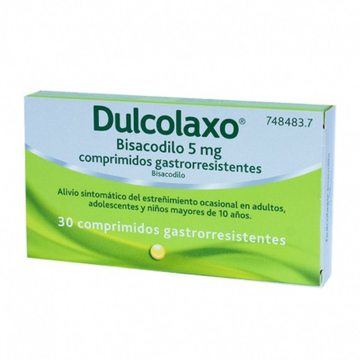 DULCOLAXO BISACODILO 5 mg 30 COMPRIMIDOS GASTROR