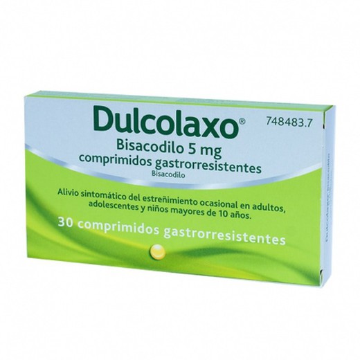 Dulcolaxo Bisacodilo 5 Mg 30 Comprimidos Gastror