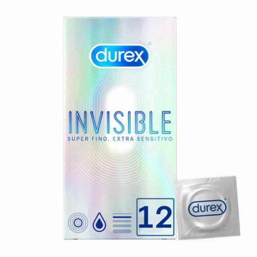 DUREX INVISIBLE EXTRA FINO EXTRA SENSITIVO PRESE