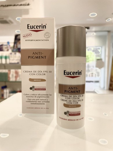 Eucerin Antipigment Crema Dia Fps 30 Con Color Medio