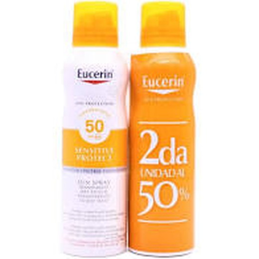 Eucerin Sun spray transparente FPS 50 DUPLO