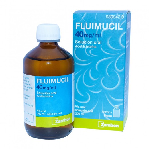 Fluimucil 40 Mg/Ml Solucion Oral 1 Frasco 200 Ml