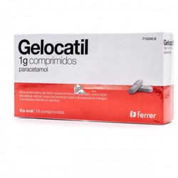 GELOCATIL 1 g 10 COMPRIMIDOS