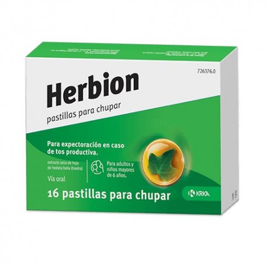 Herbion 16 Pastillas Para Chupar