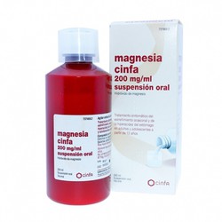 Magnesia Cinfa 200 Mg/Ml Suspension Oral 1 Frasc