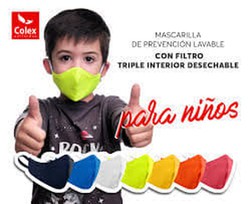 Mascarilla Colex Infantil 7-12 Años