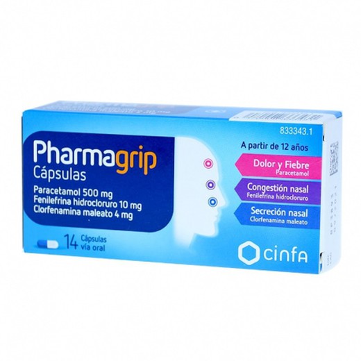 Pharmagrip 14 Capsulas