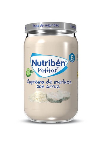 NUTRIBEN SUPREMA DE MERLUZA CON ARROZ POTITO 235