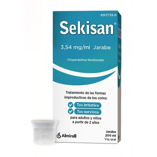 SEKISAN 3,54 mg/ml JARABE 1 FRASCO 200 ml