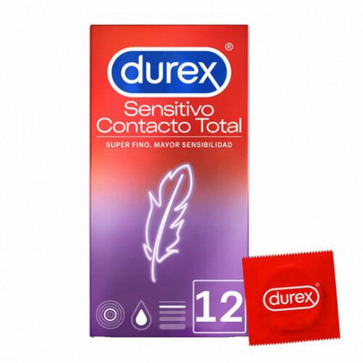 Durex Sensitivo Contacto Total 12 Un