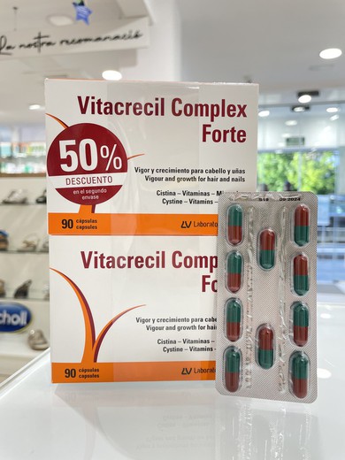Vitacrecil Complex Duplo 2x90 tratamiento 3 meses