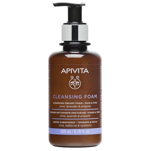 Apivita Foam Face&Eyes Cleans 200 Ml