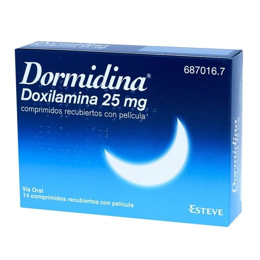 Dormidina 25 Mg 14 Comprimidos Recubiertos
