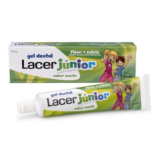 Lacer Junior Gel Dental 75 Ml Menta