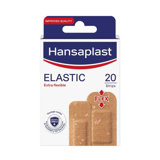 Hansaplast Elastic Aposito Adhesivo 2 Tamaños 20