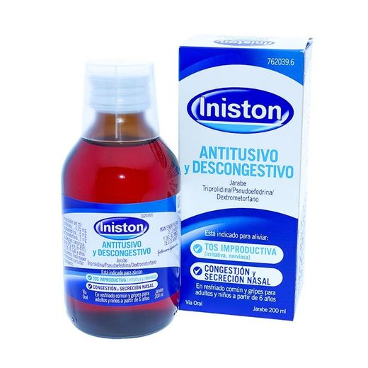Iniston Tos Y Congestion Jarabe 1 Frasco 200 Ml