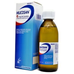 Mucosan 6 Mg/Ml Jarabe 1 Frasco 250 Ml