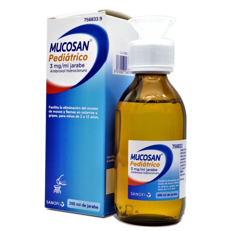 Comprar Mucosan Pediatrico 3 Mg/Ml Jarabe 200 Ml