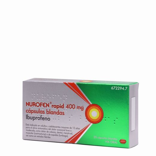 Nurofen Rapid 400 Mg 20 Capsulas Blandas