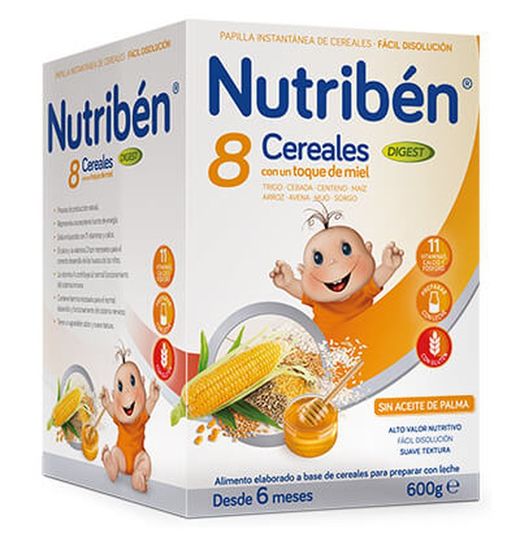Nutriben 8 Cer Miel Bifidus600