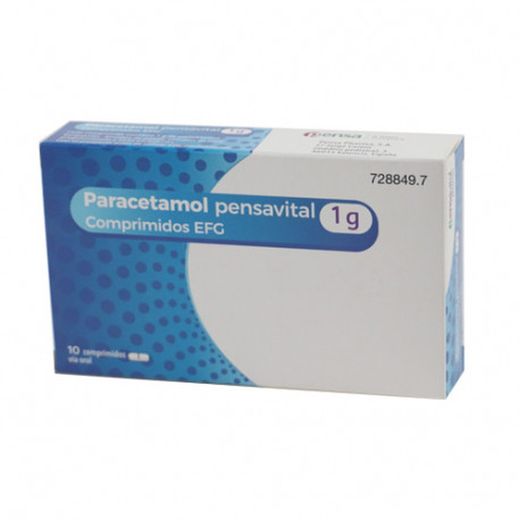 Paracetamol Pensavital Efg 1 G 10 Comprimidos