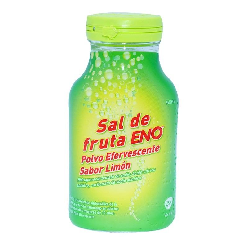 SAL DE FRUTA ENO POLVO EFERVESCENTE 1 FRASCO 150 — Farmacia Sagalés SAL DE FRUTA ENO POLVO EFERVESCENTE 1 FRASCO 150 — Farmacia Sagalés