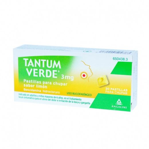 Tantum Verde 3 Mg 20 Pastillas Para Chupar (Sabo